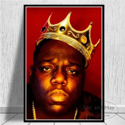 Notorious B.i.g Biggie Smalls Tupac Rapper Posters And Prints Canvas Painting Wall Art Picture Pop Decorative Home Decor Tableau