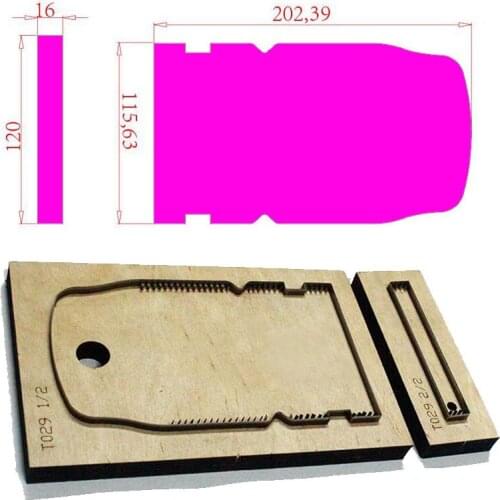 MESOPOTAMIA DIY Scrapbook Handmade Leather Bag Box Wooden Moulds Die Laser Bigshot Machine Artistic Woods Dies Cutting EVA Cloth