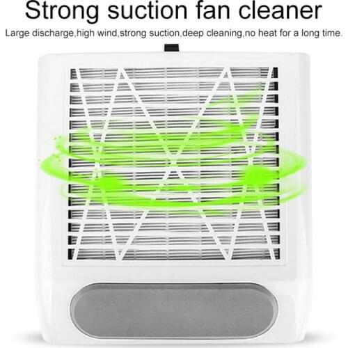 80W Powerful Nail Vacuum Cleaner Nail Machine Cleaner Fan Vacuum Cleaner Strong Vacuum Nail Equipment with Filter