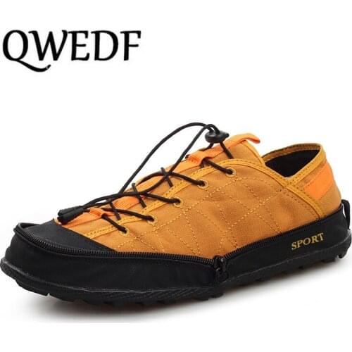 New Men Casual Portable Ultra-Light Wallet Shoes Couple Fashion Folding Canvas Shoes Male Outdoor Zapatilla Shoes For Man X1-20