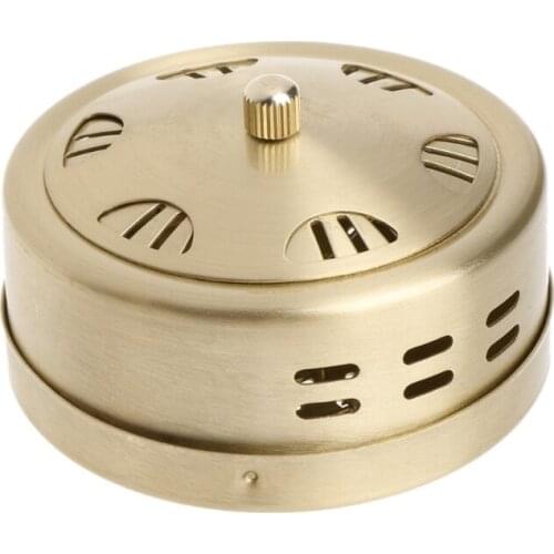 Portable Copper Acupuncture Moxa Box Moxibustion Therapy Moxa Stick Burner Box U2JD