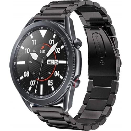 Strap For Samsung Galaxy Watch 46mm Stainless Steel Band 20mm 22mm For Smart Watch Samsung Galaxy Watch 3 45mm 41mm Strap