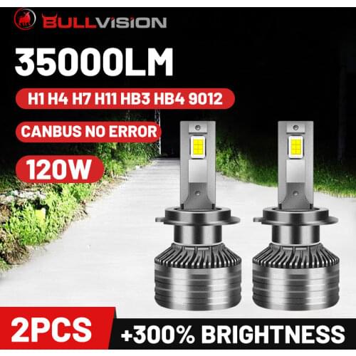 Hb3 9005 Hb4 9006 Led Canbus 20000Lm Csp H7 H4 H11 Led Headlights 12V Car Bulb H8 H9 Ice Lamps 6000K No Error Free High Low Beam