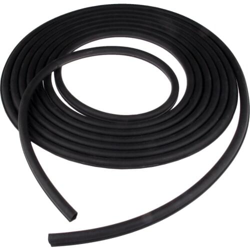 8M Weatherstrip Big D-shape Hollow Strip Universal Car Truck Engine Door Window EPDM Rubber Anti-Dust Soundproof Sealing Strips