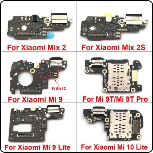 For Xiaomi Mi 8 Lite 9 Se 9T CC9 A3 8se Mi 10 Lite USB Charging Port Dock Charger Plug Connector Board Flex Cable