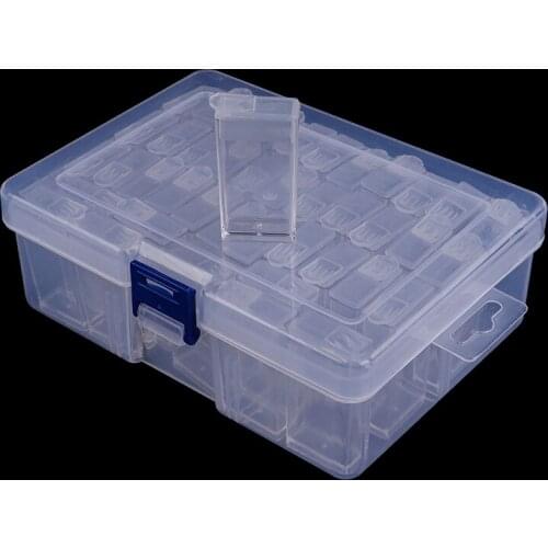 42 Slots Embroidery Diamond Painting Storage Box Case Nail Art Holder Cases