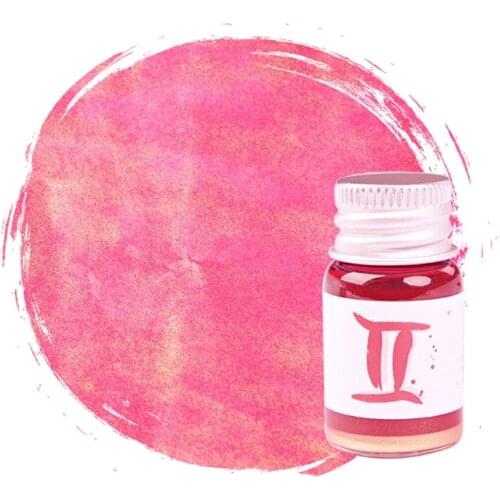 5ml Gold Powder Colorful Fountain Pen Ink Non-carbon Refilling Inks Stationery