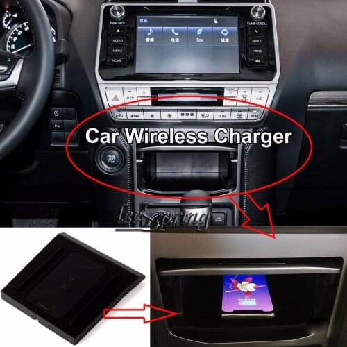 Car Wireless Charger for Toyota Prado wireless charging standard WPC Qi 1.2