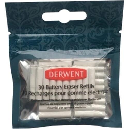British Derwent Battery Eraser Refills For Sketch Drawing Pencil Eraser Rubber Refills 2set/lot 60pcs