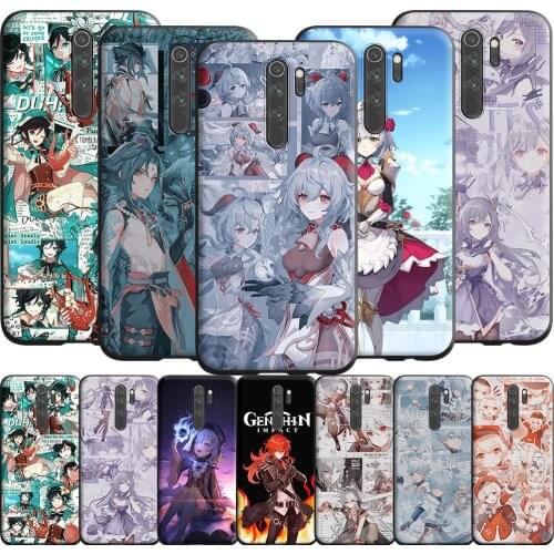 Genshin Impact Case for Xiaomi Redmi Note 9 9S 5 6 7 7A 8 8A 8T 9A 9C K20 Pro 9T 10 Max K40