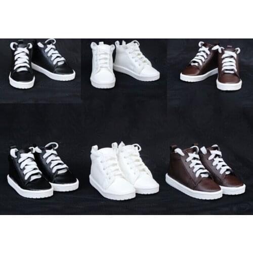 D01-P001 children handmade toy 1/3 1/4 Doll Accessories BJD/SD doll High-top casual shoes 1 pair
