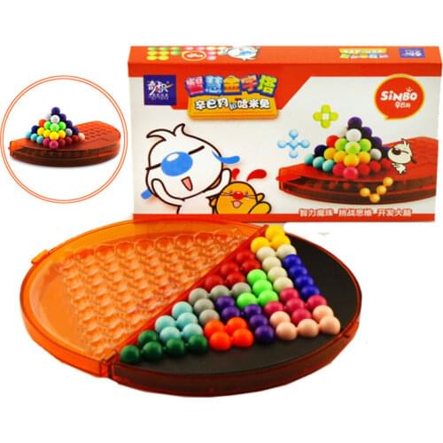 Kids Educational Toys Color Beads Jigsaw Puzzle Table Games Educational Toys Challenge Interactive Space Logic Thinking Kid Toys
