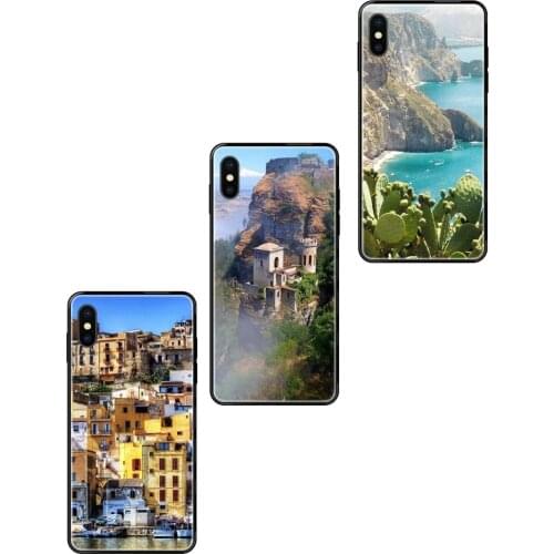 For Galaxy A10S A20 A20S A20E A21S A30S A40 A50 A70 A71 A70E A5 A6 A7 A8 A10 2017 2018 Beautiful Sicily Italy Ebay Black Soft