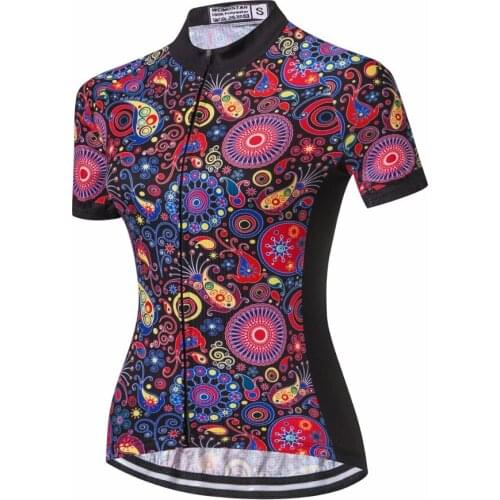 Cycling jersey Women Bike jersey Mountain Road MTB Top Maillot Breathable shirts Short sleeves racing Blouse breathable