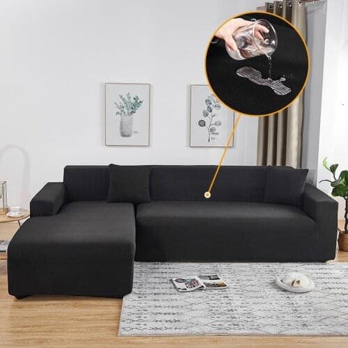 Elastic Waterproof Corner Sofa Cover for Sofa Furniture for Living Room Magic Armchairs 3 Seater L Shape Sectional Couch Covers