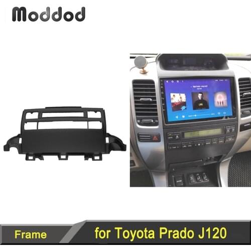 One Din Fascia for Toyota Prado 120 J120 Radio DVD Stereo Panel Dash Mounting Installation Trim Kit Face Frame