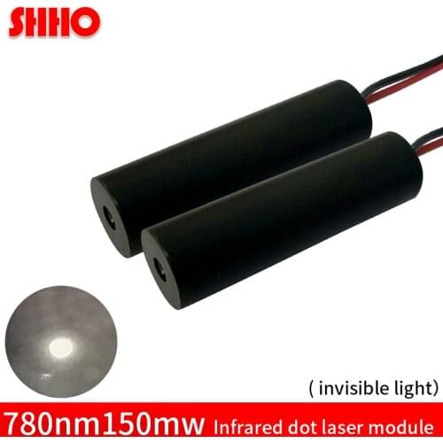 Discount invisible light 780nm 150mw infrared dot laser module 10*30mm IR signal transmitter radar ranging laser focusing piont