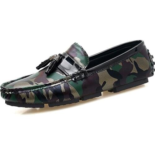 Men Loafers Gold Silver Breathable Mens Driving Shoes Big Size Slip On Leather Casual Shoes Male Moccasins