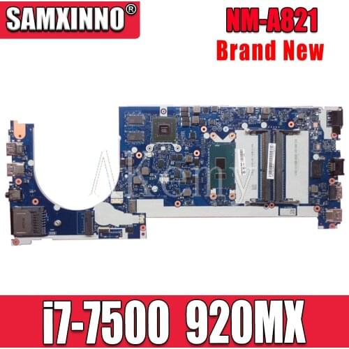 For Lenovo ThinkPad E470 E470C laptop motherboard CE470 NM-A821 MAIN BOARD I7-7500U CPU 920MX GPU full tested