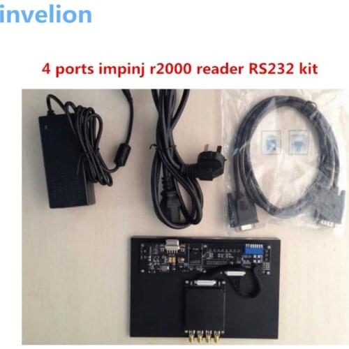 Multi-port uhf rfid reader with RFID UHF reader Module with Impinj R2000 chip+Free tags for sports running