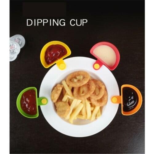 Dip Clips Dipping Sauce Holders Food Ketchup BBQ Blue Ranch Dressing Crate UK Portable Plates