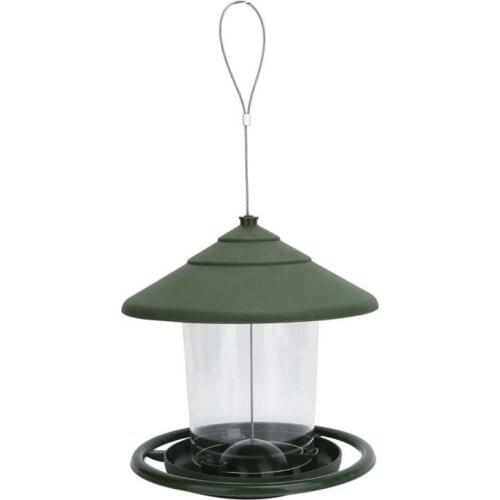 Outdoor Hanging Bird Feeder House Type Bird Feeder Food Container Birds Feeding Tools for Garden Yard Hotel Table Bird Supplies