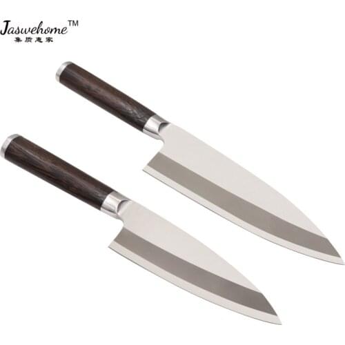 Jaswehome High End 7CR17 Stainless Steel Kitchen Knife Fish Head Knife Professional Chef Knives Ultra Sharp Chop Bone Cleaver