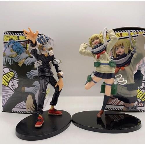 Janpan My Hero Academia Figures Shigaraki Tomura Toga Himiko Izuku Midoriya Action Figure Toy Colletible Model Doll Gift for Kid