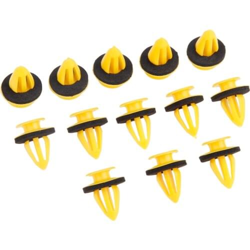 100x 10mm Car Door Trim Panel Fastener Clip Plastic Rivet Windscreen Side A Pillar Fastener For Land Rover Discovery Range Rover