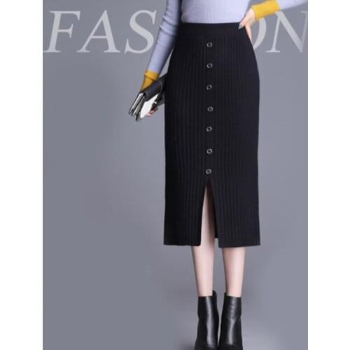 Zoki Knitted Pencil Skirts