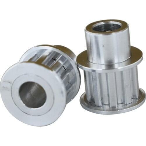 Aluminum Alloy BF Type XL 15 Teeth 4/5/6/6.35/7/8/10/12mm Inner Bore Timing Pulley 11mm Width 5.08mm Pitch Synchronous Wheel