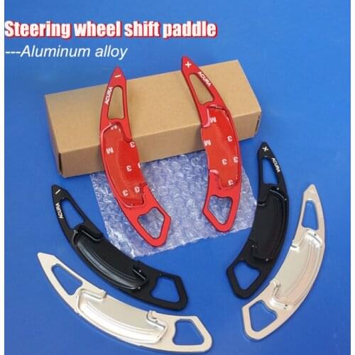 2pcs Steering Wheel Shift Paddle Shifters Extension Aluminum For ACURA ILX 12-17 RDX 14-19 CDX 16-17 MDX 13-17