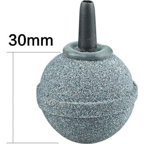 6 PCS Ball Shape 1.2 Inch Air Stone ASR030 Mineral Bubble Diffuser Airstones for Aquarium, Fish Tank, Pump and Hydroponics