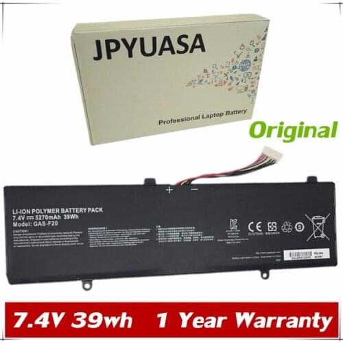 7XINbox 7.4V 39wh Original GAS-F20 Laptop Battery For GIGABYTE S1185 Series Tablet Laptop