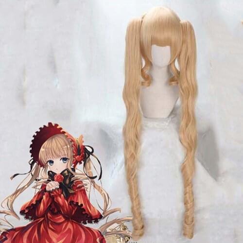 Anime Rozen Maiden Cosplay Wigs Shinku Cosplay Heat Resistant Synthetic Wigs Halloween Carnival Party