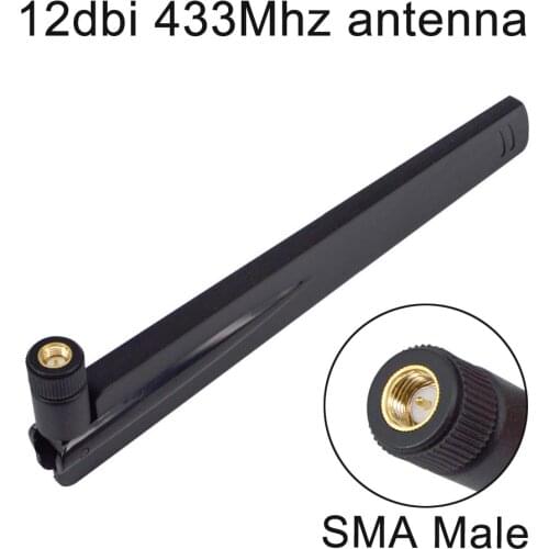 2 piece 12 dbi 433Mhz Antenna 433 MHz antena GSM SMA Male Connector for Ham Radio Signal Booster