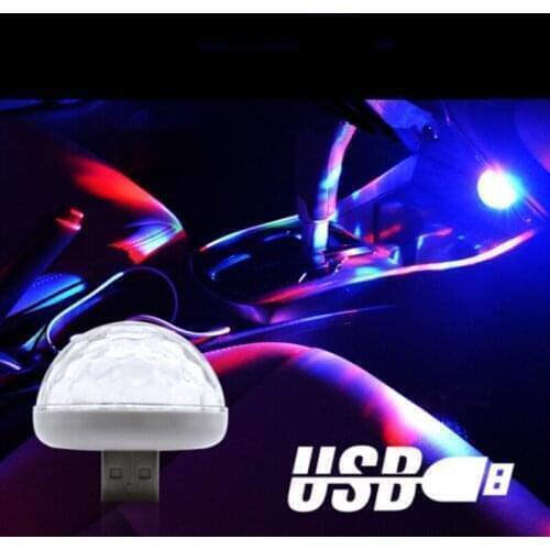 Car USB LED Light Mini Colorful Light Atmosphere Lamp for Mazda 2 3 5 6 CX-3 CX-4 CX-5 CX5 CX-7 CX-9 Atenza Axela