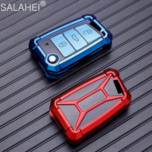 New Mechanical Style Full Cover TPU Car Key Case For Volkswagen VW Golf 7 mk7 Seat Ibiza Leon FR 2 Altea Aztec For Skoda Octavia