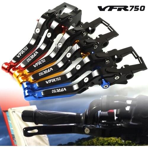For Honda VFR750 1991-1997 1992 1993 1994 1995 1996 VFR 750 Motorcycle CNC Adjustable Folding Extendable Brake Clutch Levers