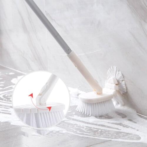 Home Telescopic Long Handle Clean Brush Kitchen Floor Corner Cleaning Brushes Bathroom Bathtub Ceramic Tile Cleaning Supplies