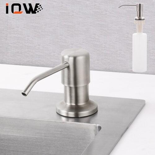 Kitchen Hand Soap Dispensers 400ml Bottles For Disinfectant Hand Soap Sink Liquid Soap Dispensers Plastic Bottle