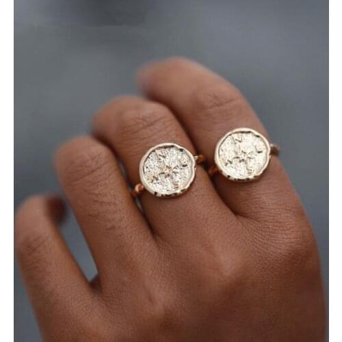 Free Shipping Irregular Compass Rings for Women Creative Personality Ring Friends Men Jewelry Gift