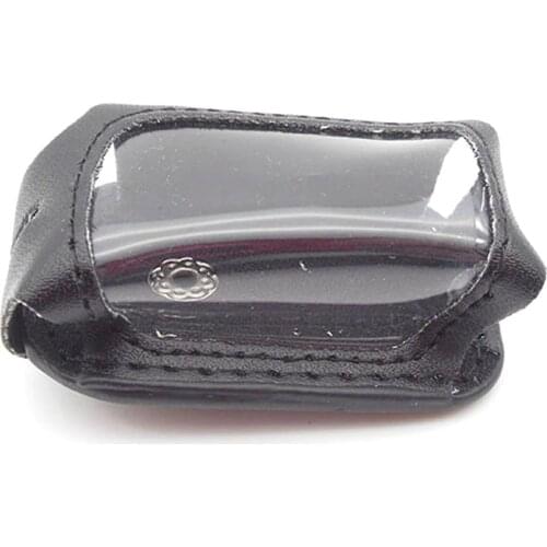 Russia version A9 leather case for starline A9 A6 A8 A4 LCD remote controller two way car alarm