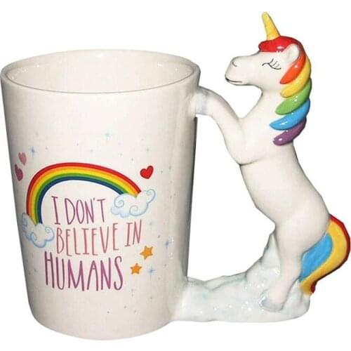 Unicorn Mug Cup Believe