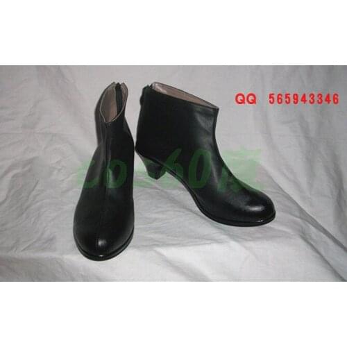 Magi Madoka Magica Homura Akemi Cosplay Shoes Boots S008