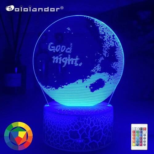 New Good night letters Unique Baby Night Light for Home Decoration Usb Battery Operated Lamp Gift Store Ideas Dropshipping Item