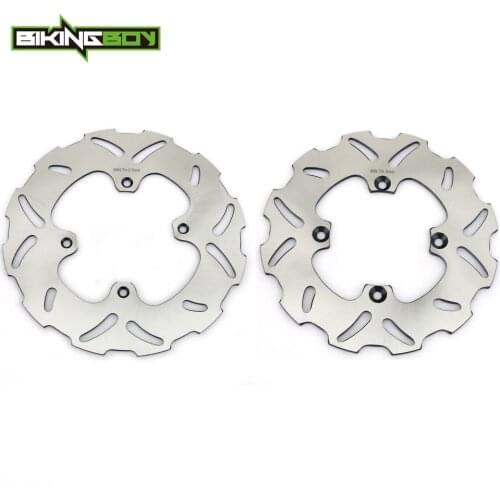 BIKINGBOY Front Rear Brake Disks Discs Rotors CR 80 R RB 96-02 CR 85 R RB 03-07 CRF 150 R Expert Race Bike 07-20 CRE 80 Enduro