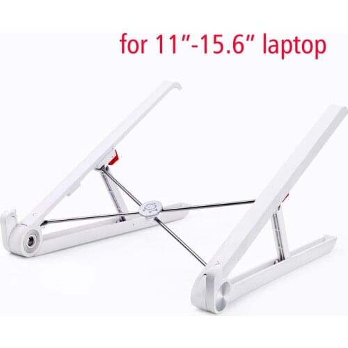 X1 aluminum Nylon portable height adjustable 11"-15.6" macbook mount laptop desktop stand pad desk stand support Foldable