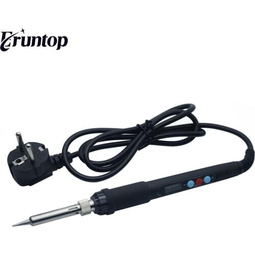 1 Set Eruntop Portable Adjustable Temperature Digital Display Electric Soldering Iron