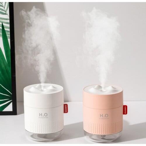 Portable Ultrasonic Humidifier 500ML Snow Mountain H2O USB Aroma Air Diffuser With Romantic Night Lamp Humidificador Difusor
